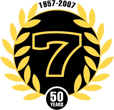 Logo des 50 ans de la Seven, 1957-2007
