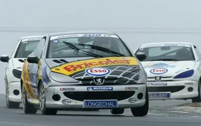 Coupe 206 cc : la 206 de Robin en tête
